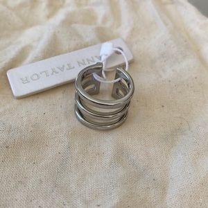 NWT Ann Taylor 3 Stack Ring Adjustable Size (One size fits all)